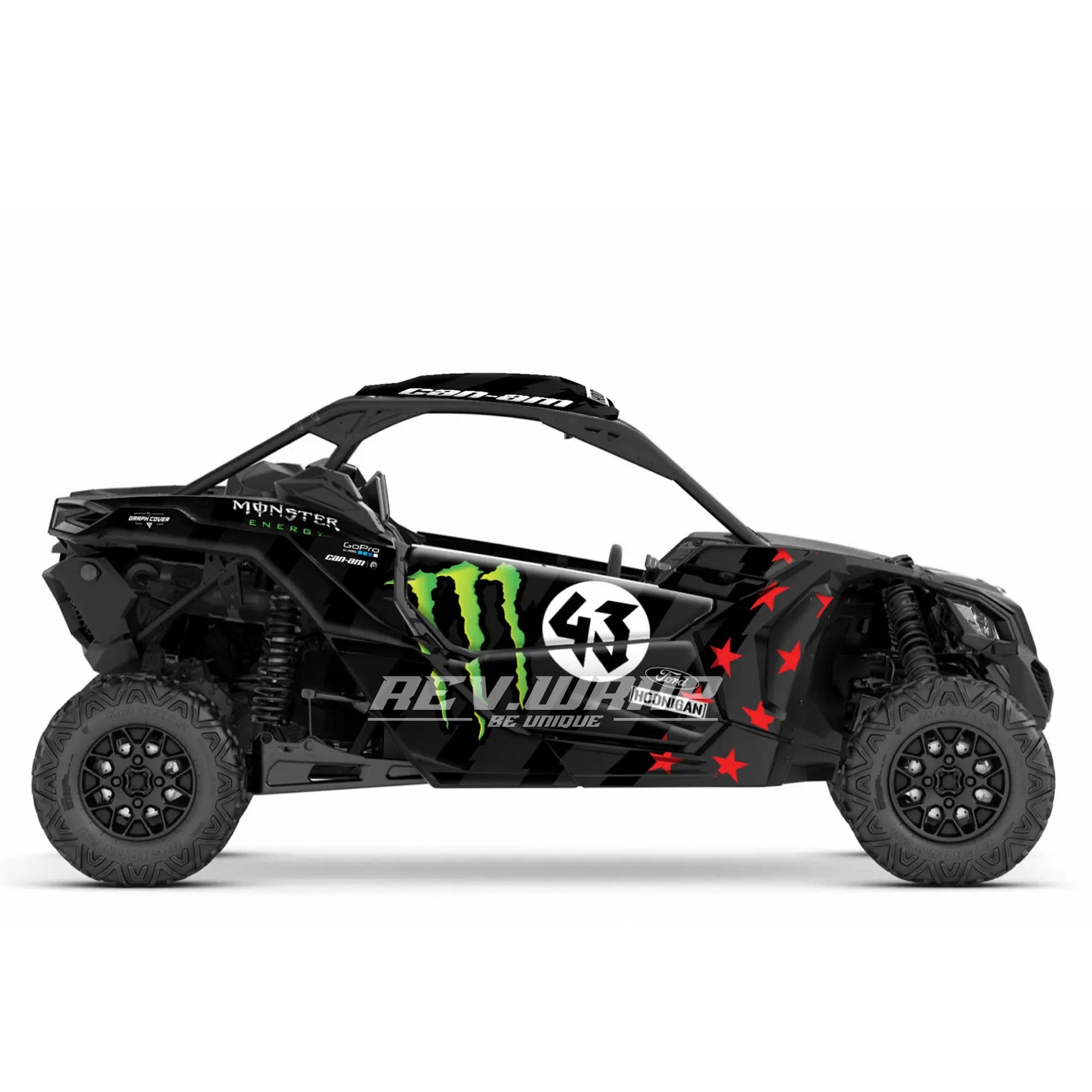 CAN AM MAVERICK X3 MONSTER FLAG Main image