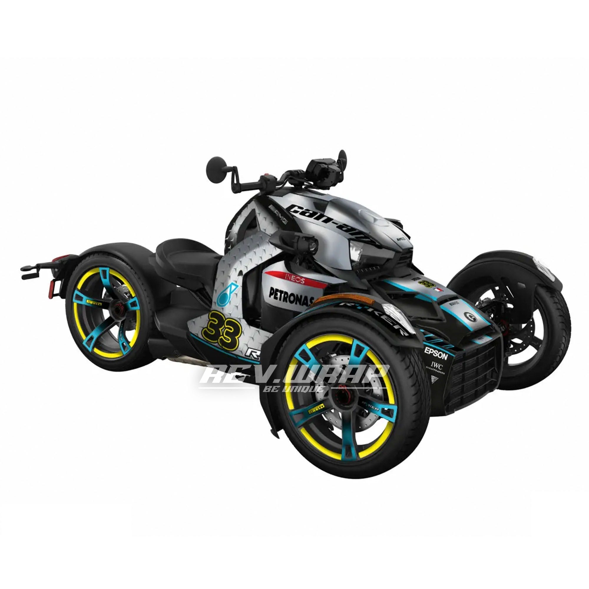CAN AM RYKER LIGHTNING BOLT