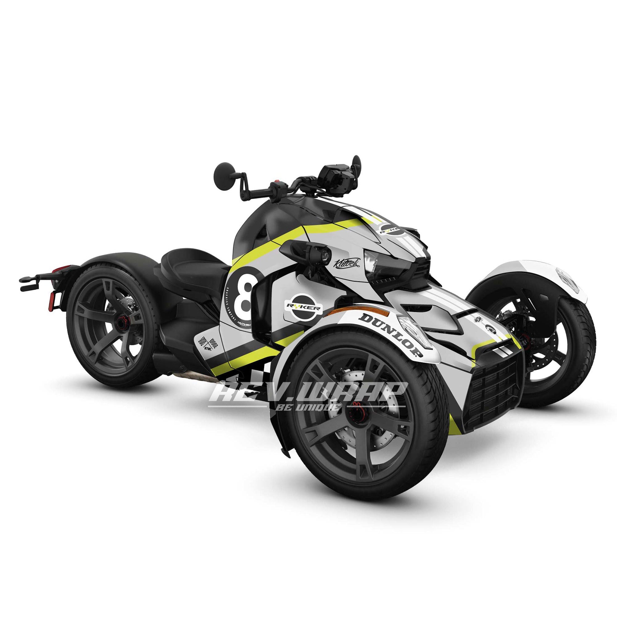 CAN AM RYKER OPTIC WHITE
