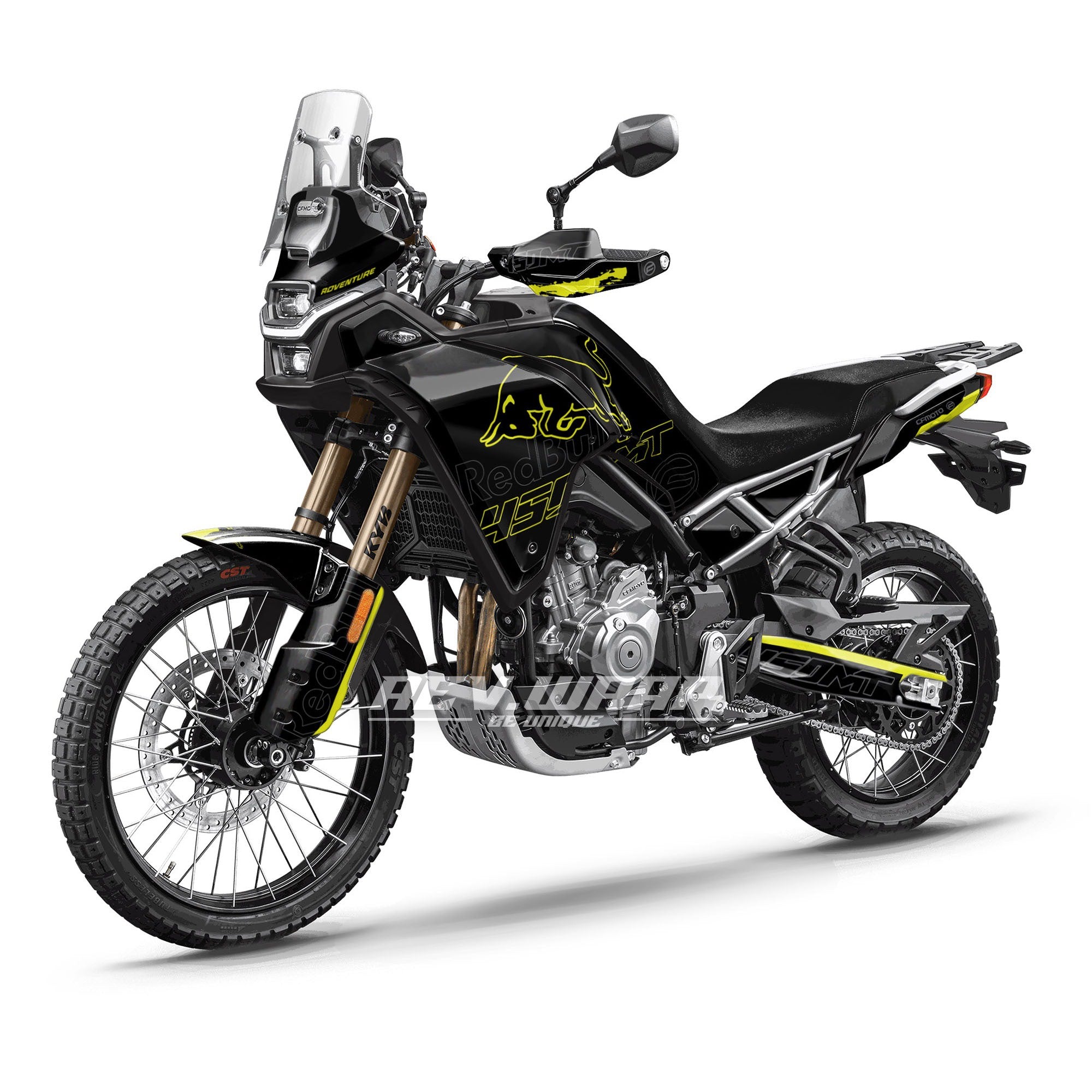 CF MOTO 450MT DARK BULL FLUO