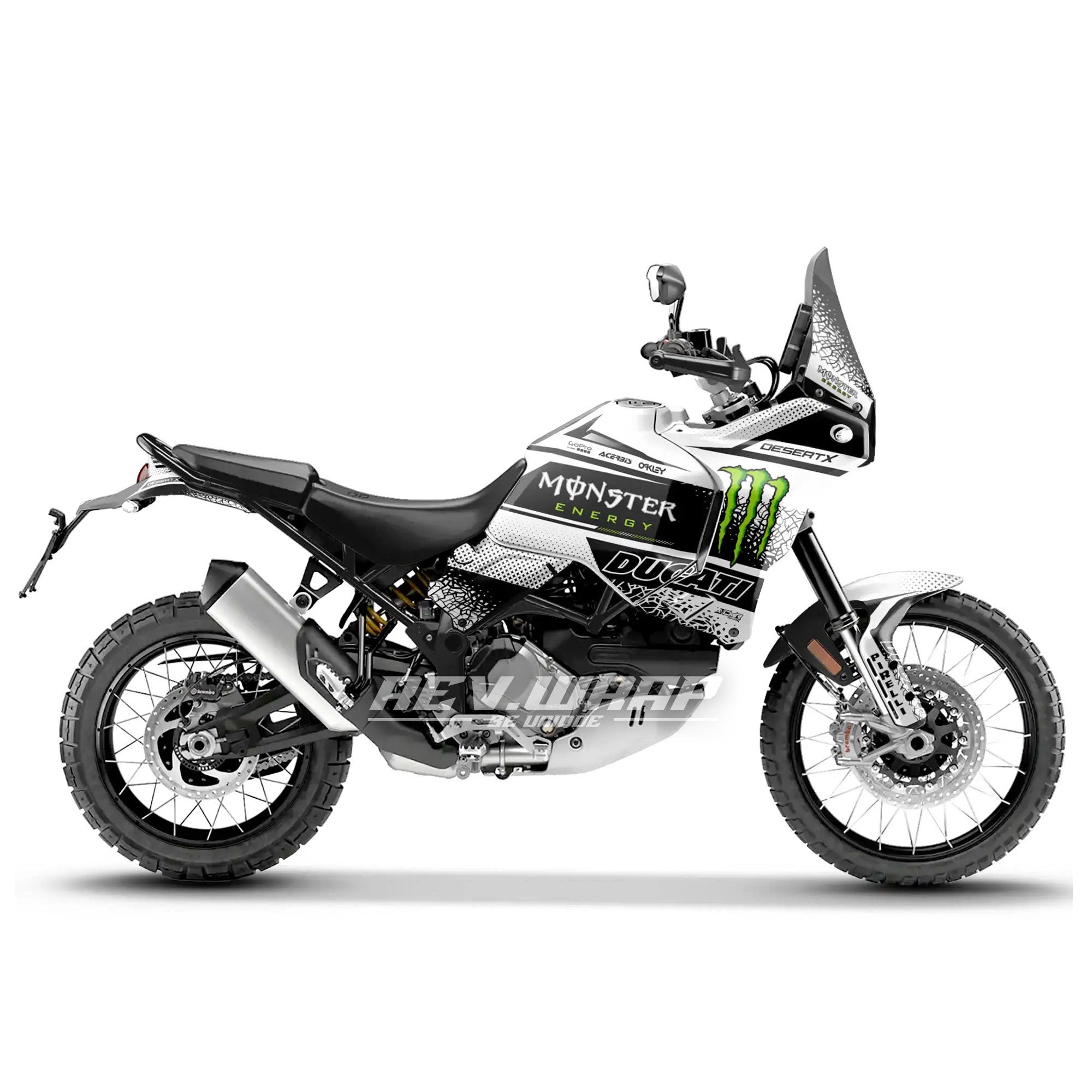 DUCATI DESERT X MONSTER WHITE