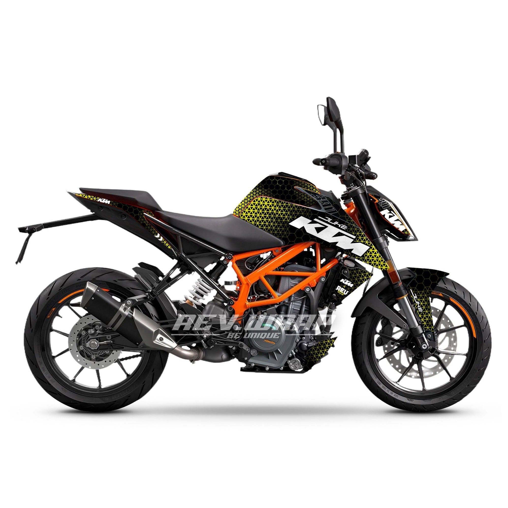 KTM 390 DUKE FLASH YELLOW