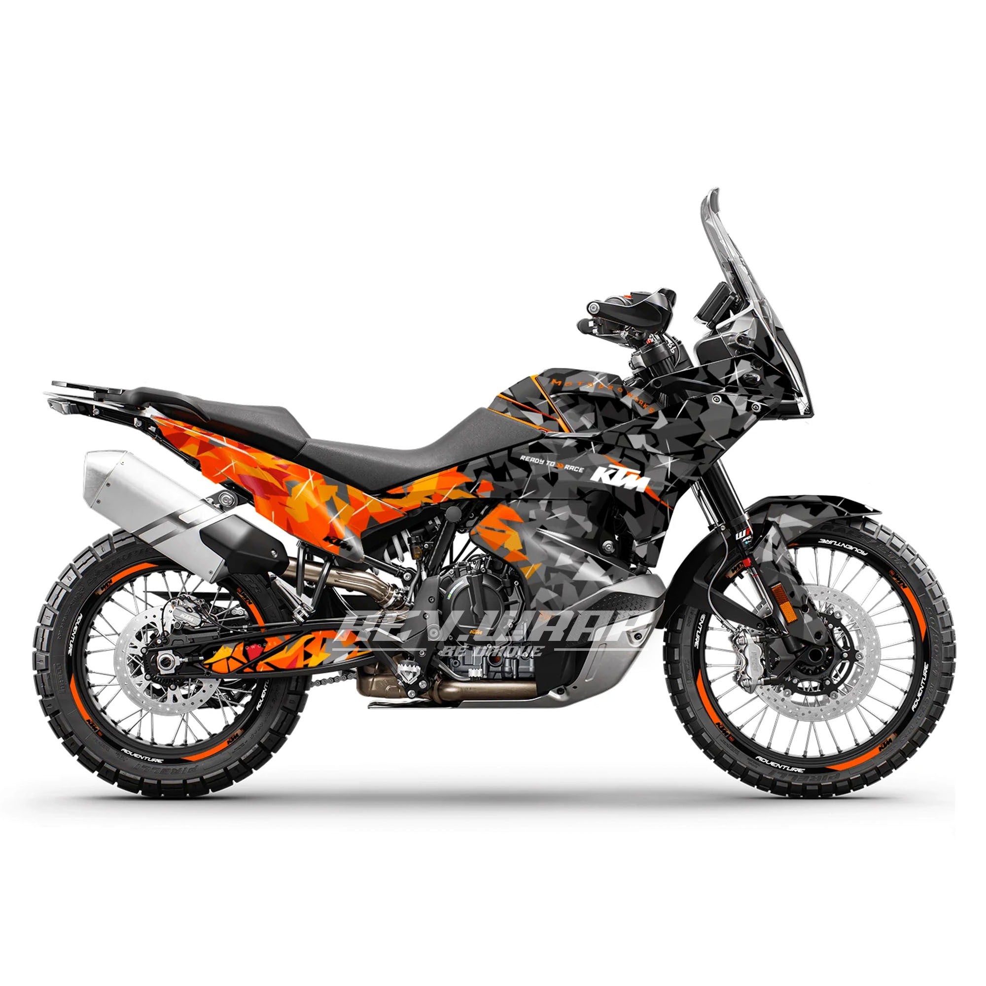 KTM 890 790 ADV abstract