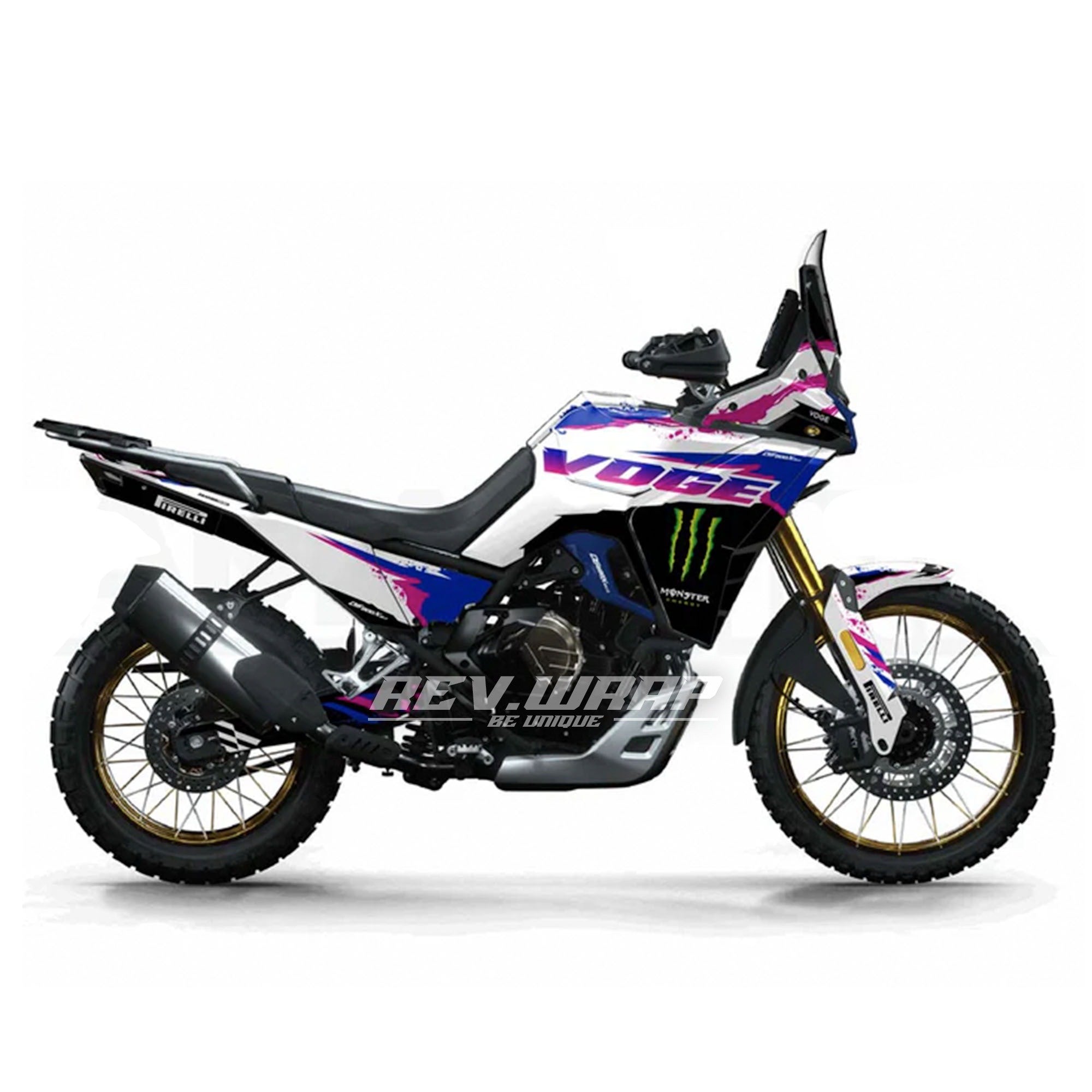 VOGE 800 RALLY MONSTER WHITE