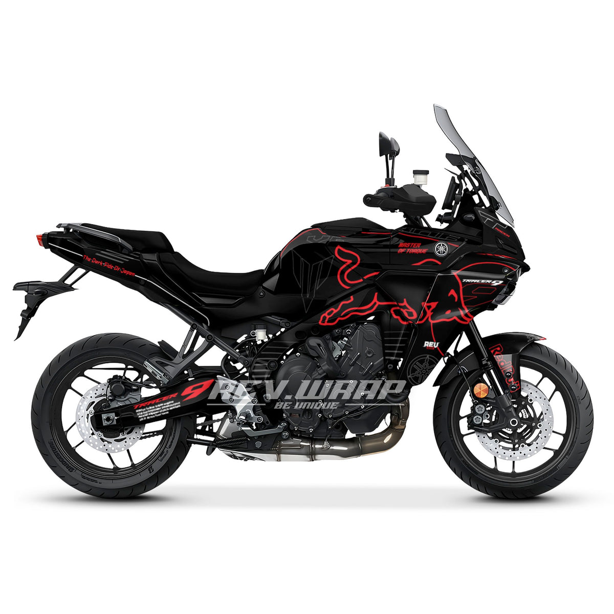 YAMAHA TRACER 9 25 DARK BULL RED