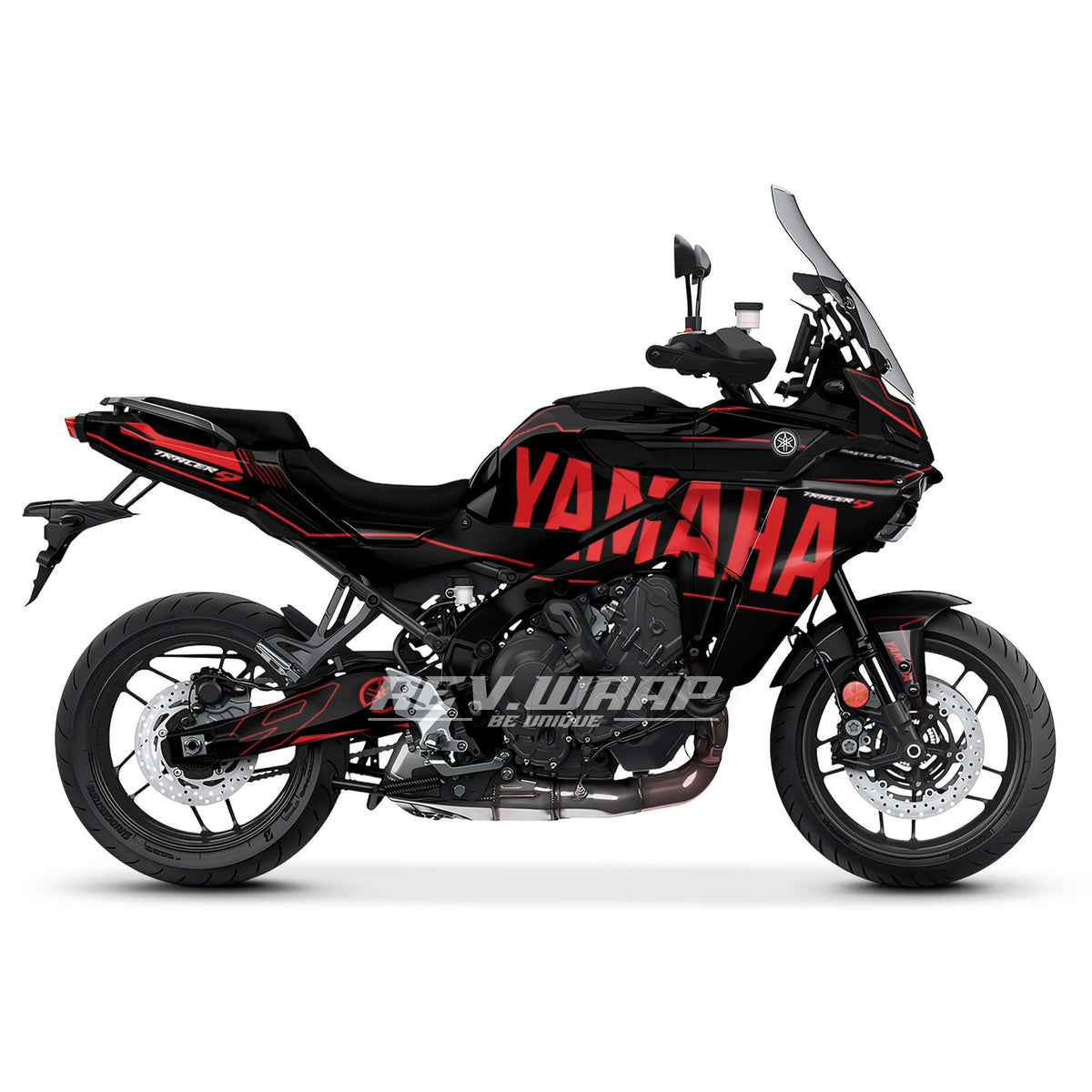 YAMAHA TRACER 9 25 OVERDRIVE BLACK RED